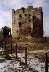 Haining Castle - picket post for Arran - command post for Lennox